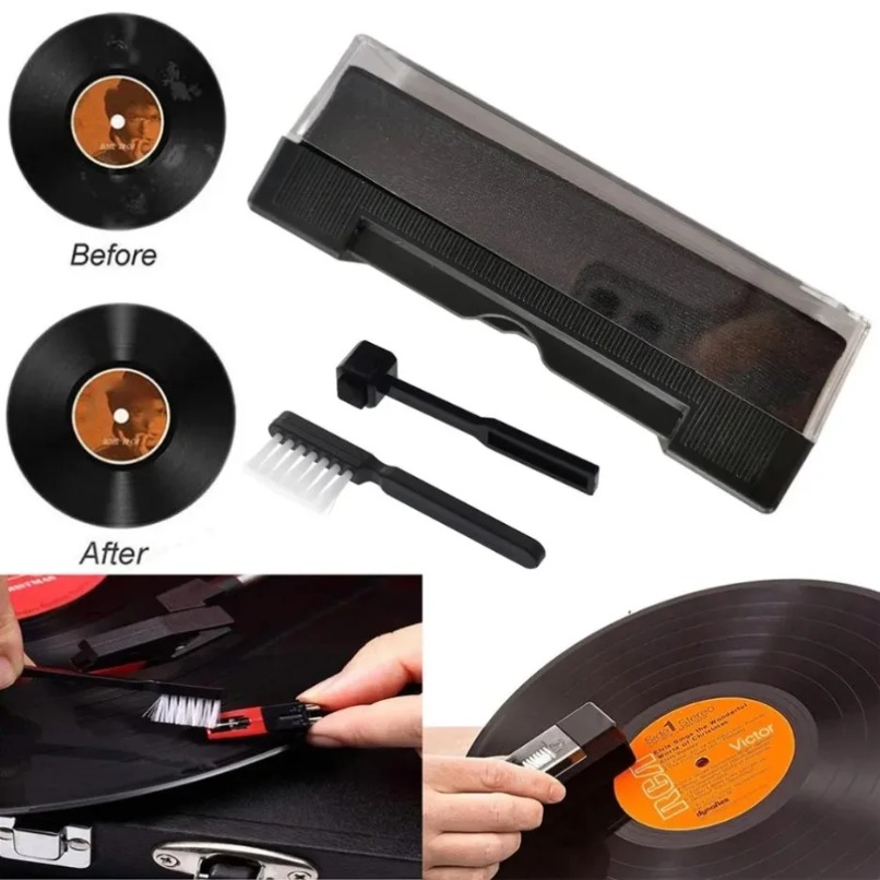 Audio Music Remover - Kit Sikat Pembersih Piringan Hitam Antistatik