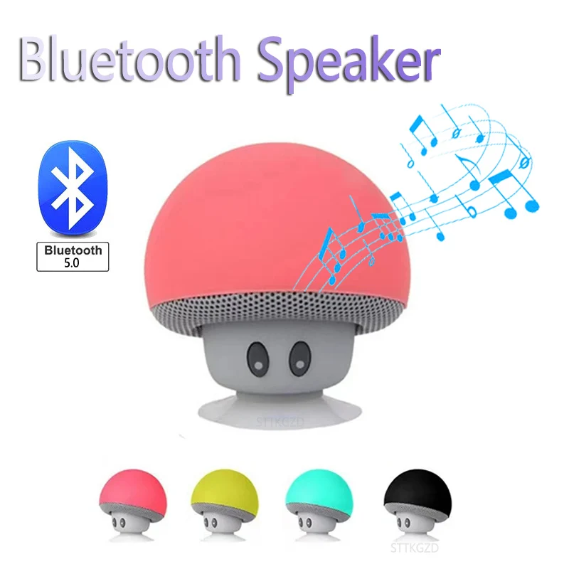 Audio Music Box - Speaker Bluetooth Jamur Mini Portabel Kotak