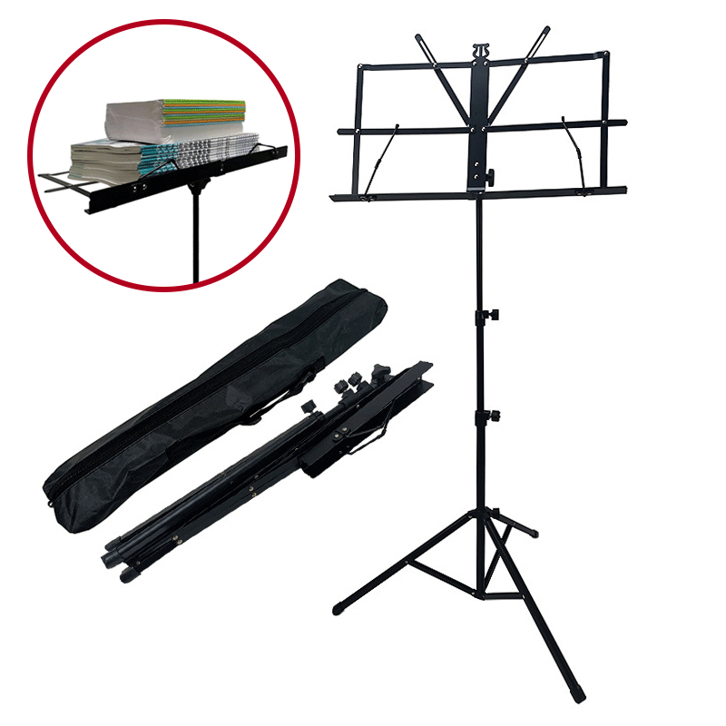 Audio To Music Sheet - Tripod Musik Lembaran Ringkas Dapat Dilipat-Basis