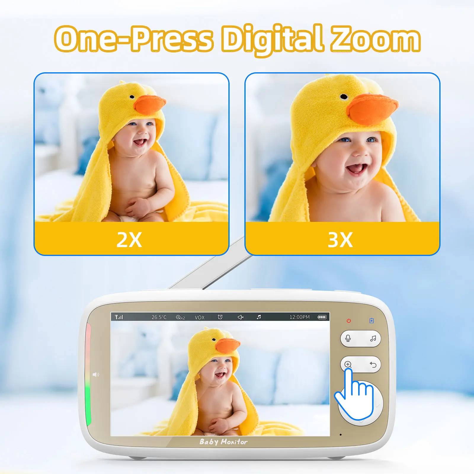 VB803 PRO Monitor Bayi dengan  - Audio Music For Video ulasan dan harga