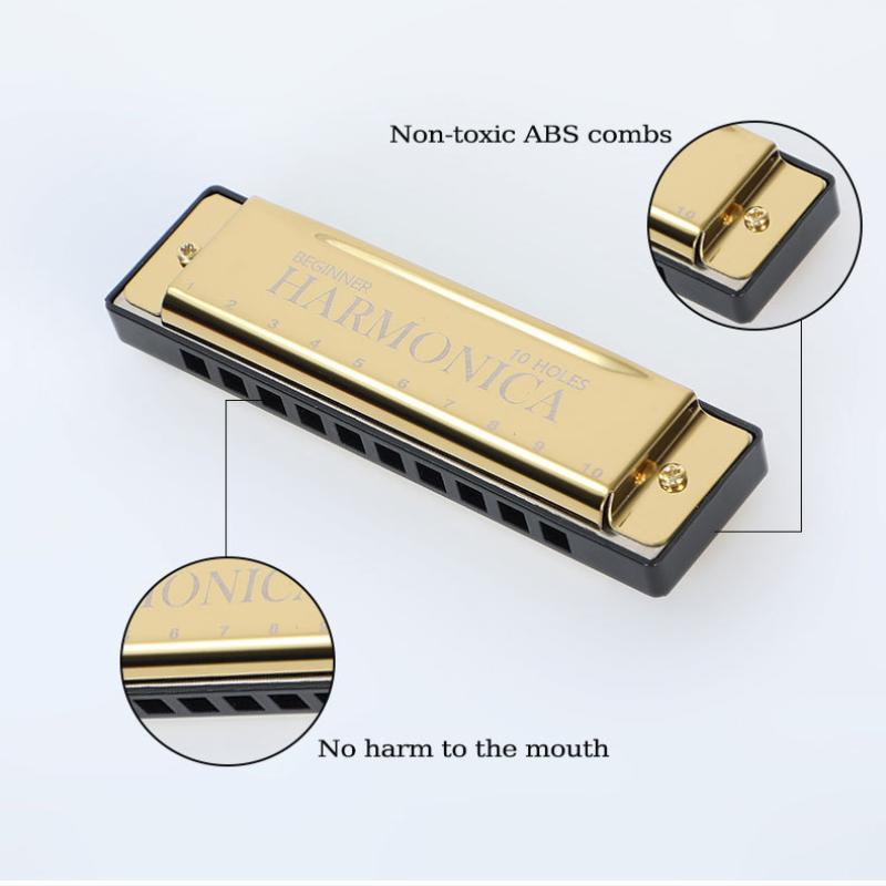 1 Buah Harmonika Profesional 1 - Harmonica 10 Hole ulasan dan harga