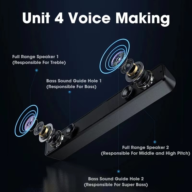 Soundbar Musik Komputer Caixa  - Audio Music Box ulasan dan harga