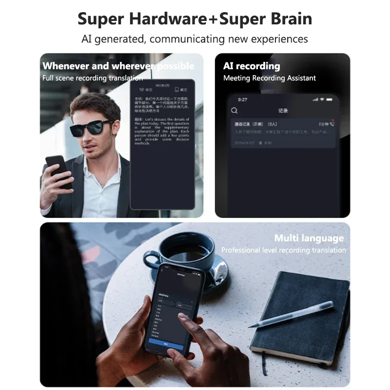 Kacamata Terjemahan AI Cerdas  - Audio With Music Ai ulasan dan harga