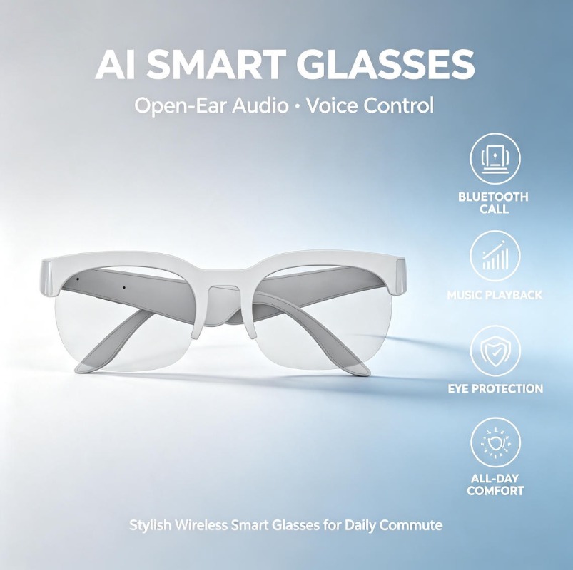 Kacamata Pintar Audio 2026, Pa - Audio Music For Video ulasan dan harga