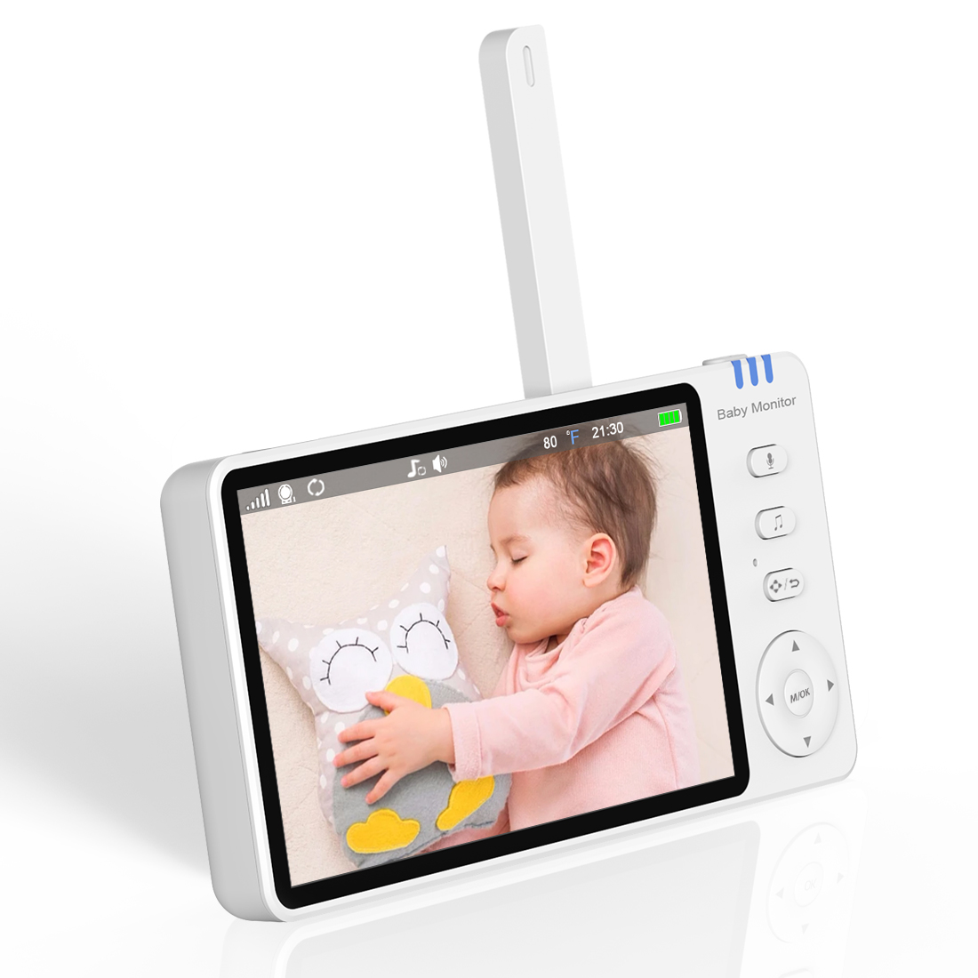 Babyphone Video Nirkabel HD 72 - Audiovision Music Player ulasan dan harga