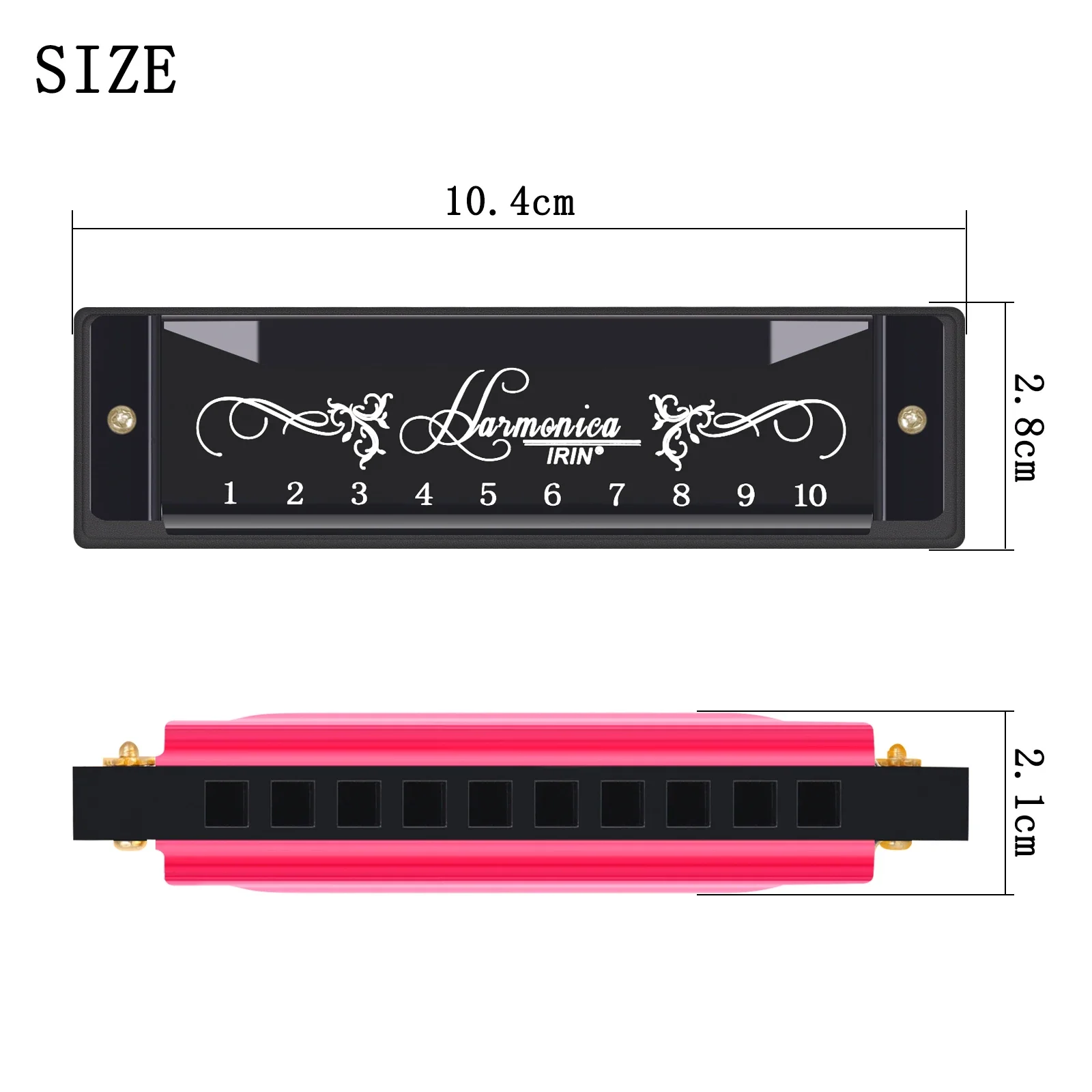 IRIN 10 Lubang 20 Nada Harmoni - Harmonica 10 Hole ulasan dan harga
