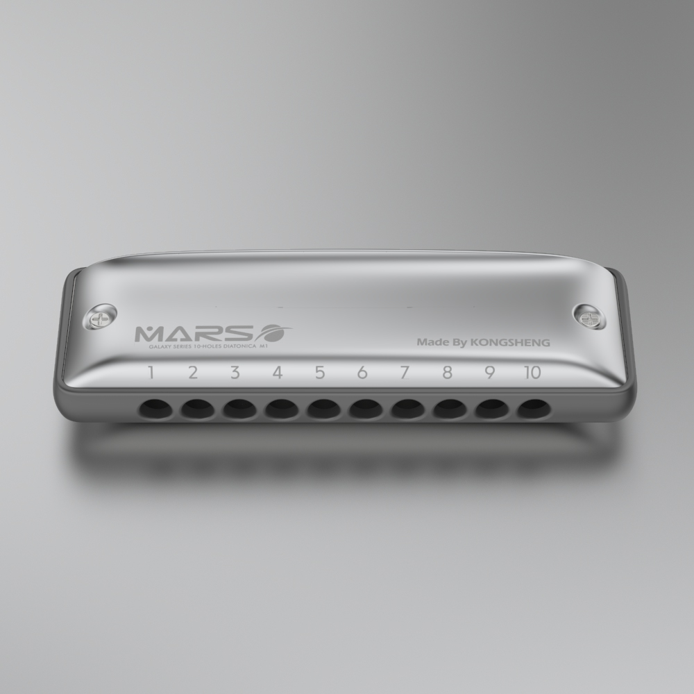 KONGSHENG M1MARS lubang bulat  - Harmonica 10 Hole ulasan dan harga