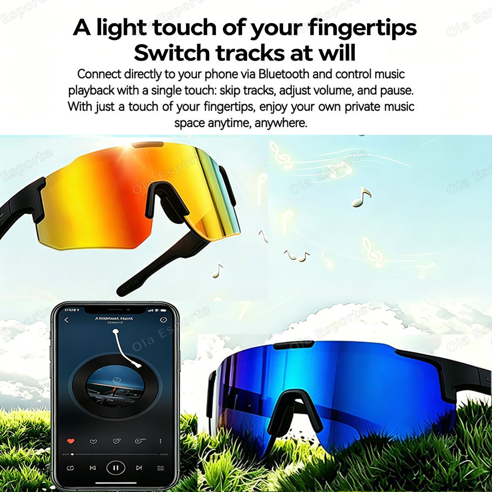 Kacamata Pintar Bersepeda Kame - Audio Music For Video ulasan dan harga