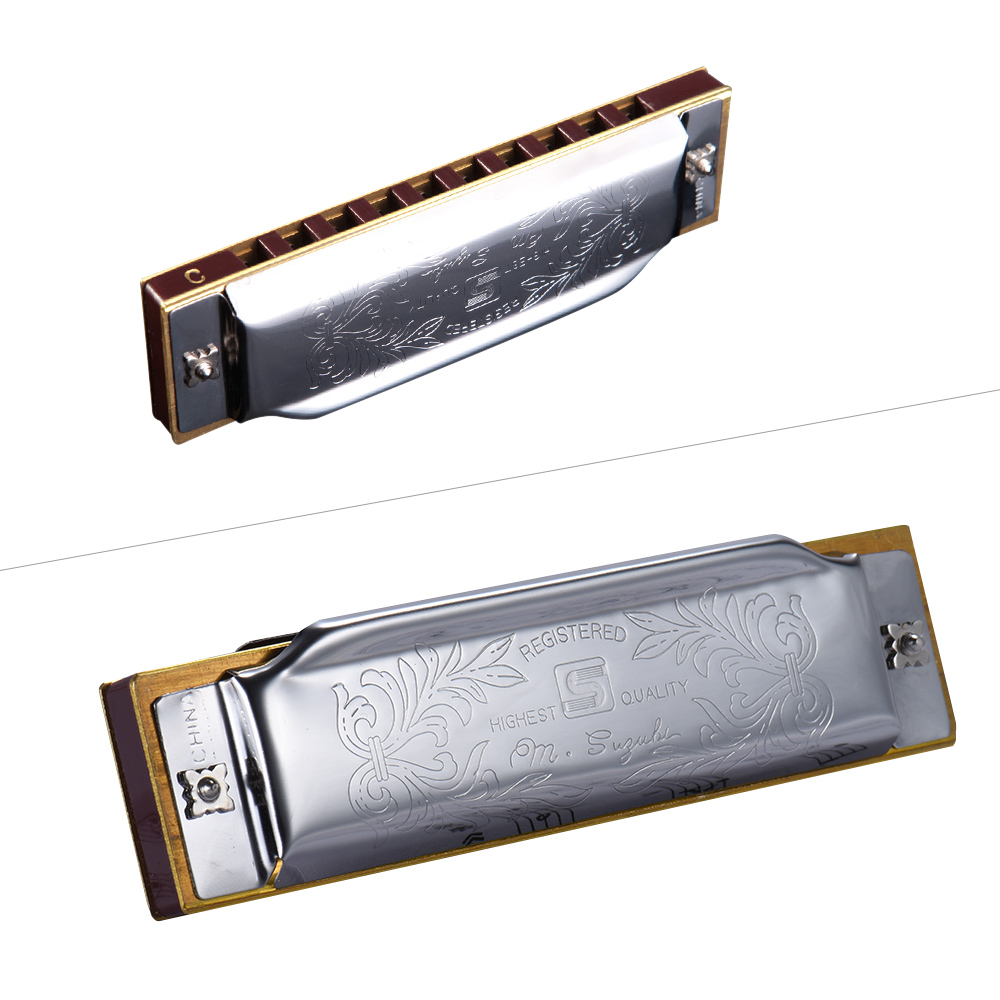 SUZUKI Folkmaster harmonika Bl - Harmonica 10 Hole ulasan dan harga