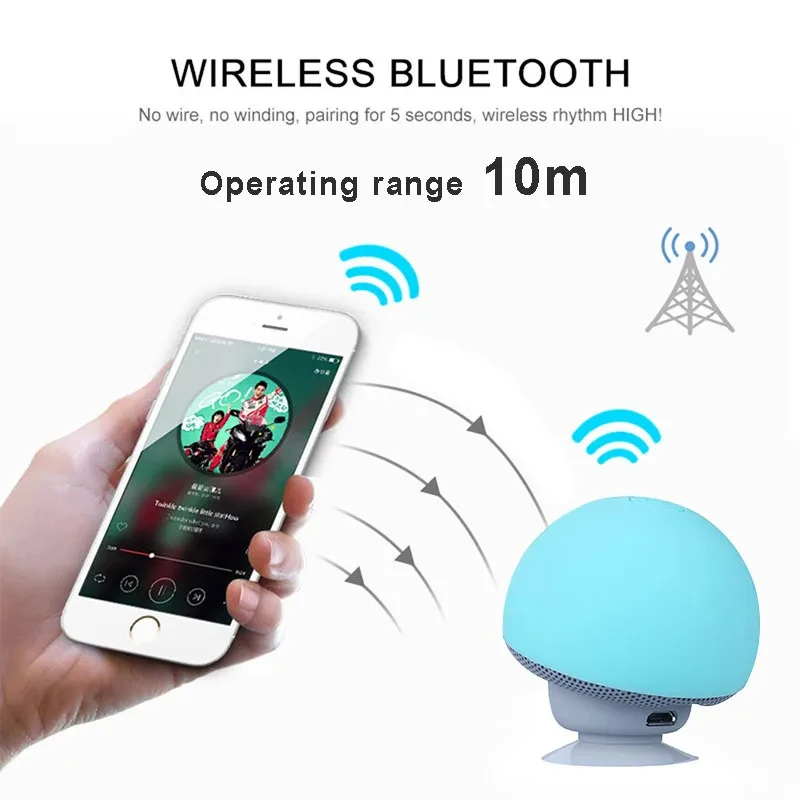 Speaker Bluetooth Jamur Mini P - Audio Music Box ulasan dan harga