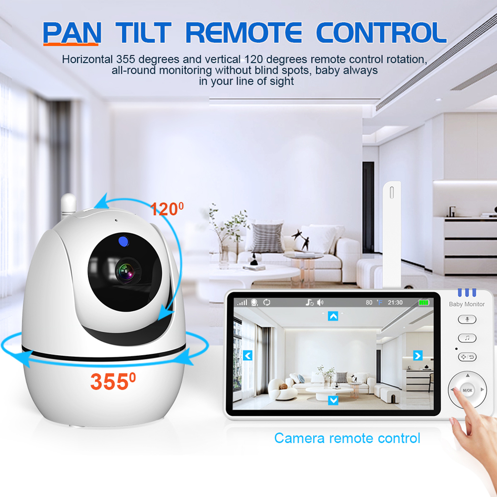 Monitor Bayi Video dengan Kame - Audio Music For Video ulasan dan harga