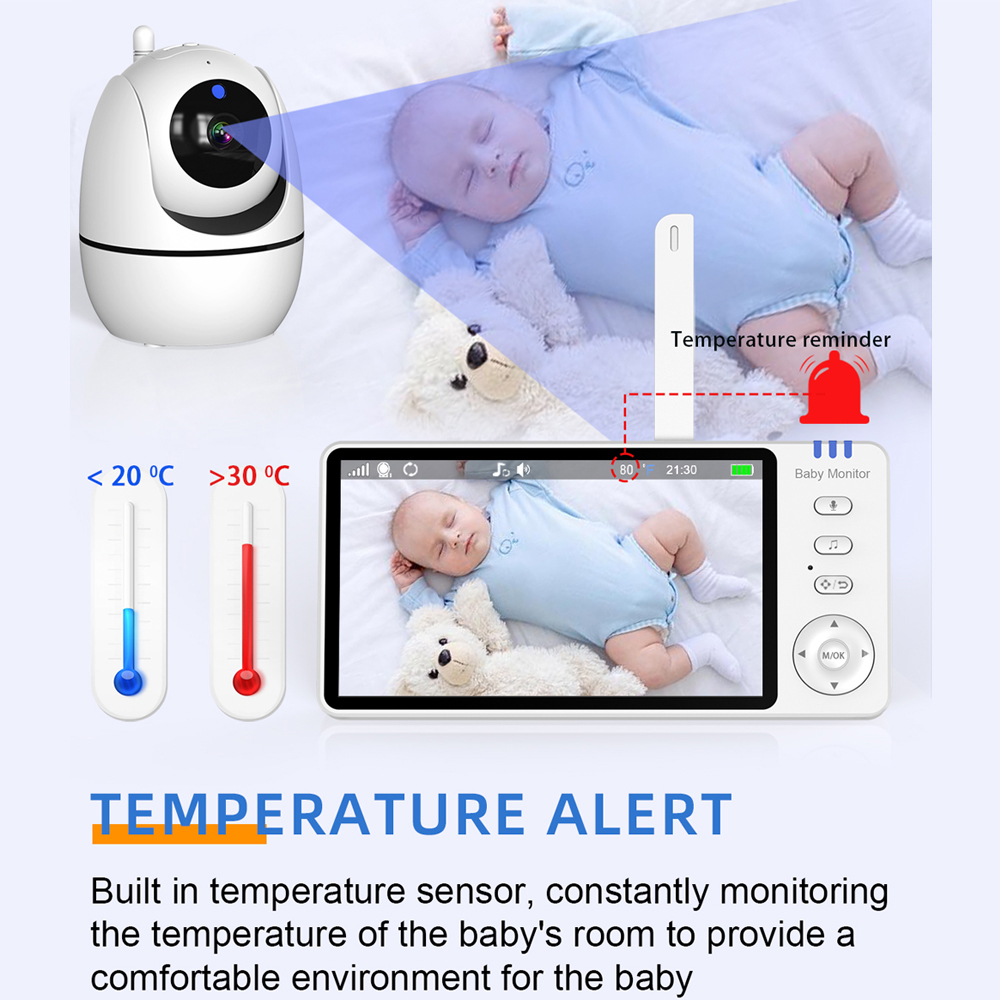 Monitor Bayi Video dengan Kame - Audio Music For Video ulasan dan harga
