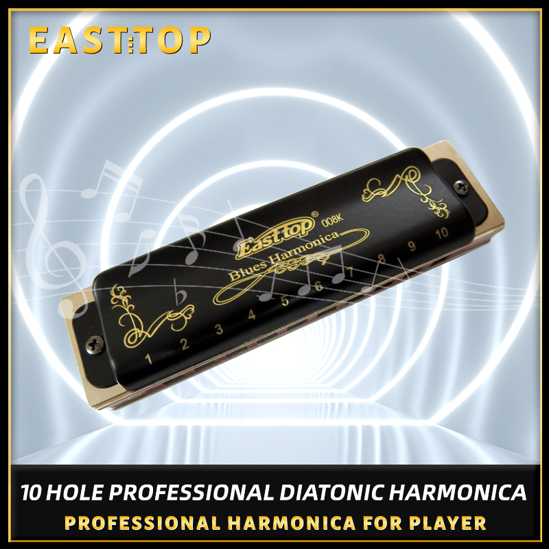 EASTTOP blues harp mouth organ - Harmonica 10 Hole ulasan dan harga