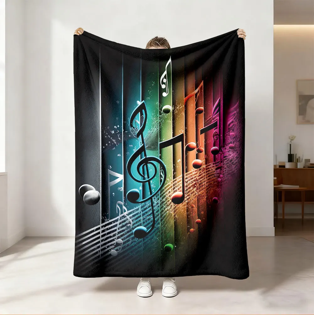 Selimut Lempar Motif Pelangi N - Audio To Music Sheet ulasan dan harga