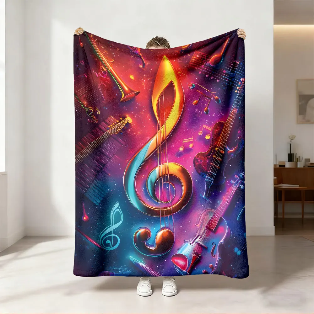 Selimut Lempar Motif Pelangi N - Audio To Music Sheet ulasan dan harga
