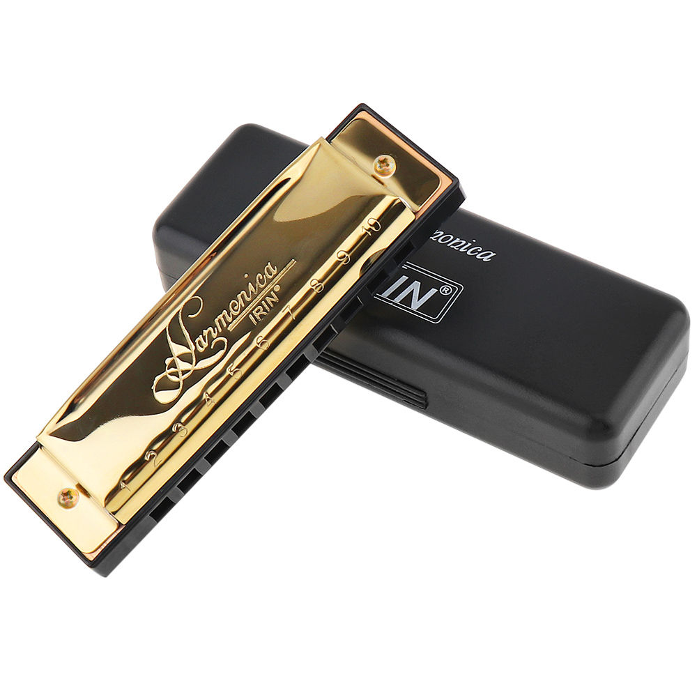 Perak/Emas KeyC 10 Lubang 20 N - Harmonica 10 Hole ulasan dan harga