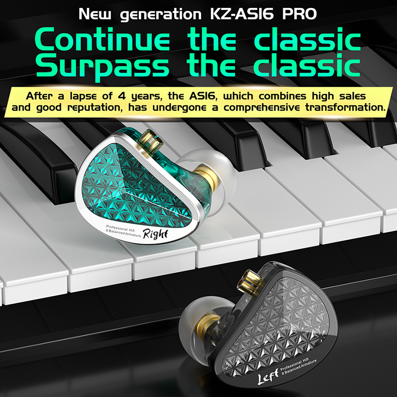 KZ AS16 PRO Headphone Berkabel - Audio Music Game ulasan dan harga
