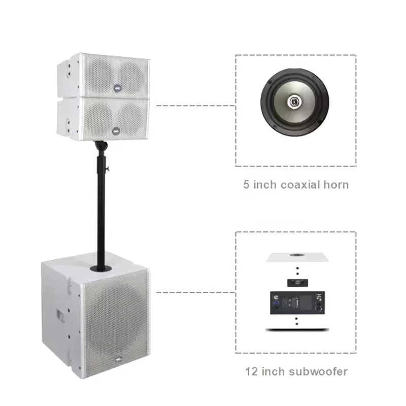 Speaker Line Array Aktif Profe - Audio Music Hall ulasan dan harga